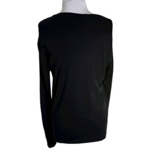 bcg Black V-Neck Long Sleeve Tee-Shirt Size 2XL - Picture 6 of 7